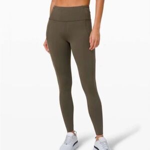 Lululemon Athletica Khaki Leggings